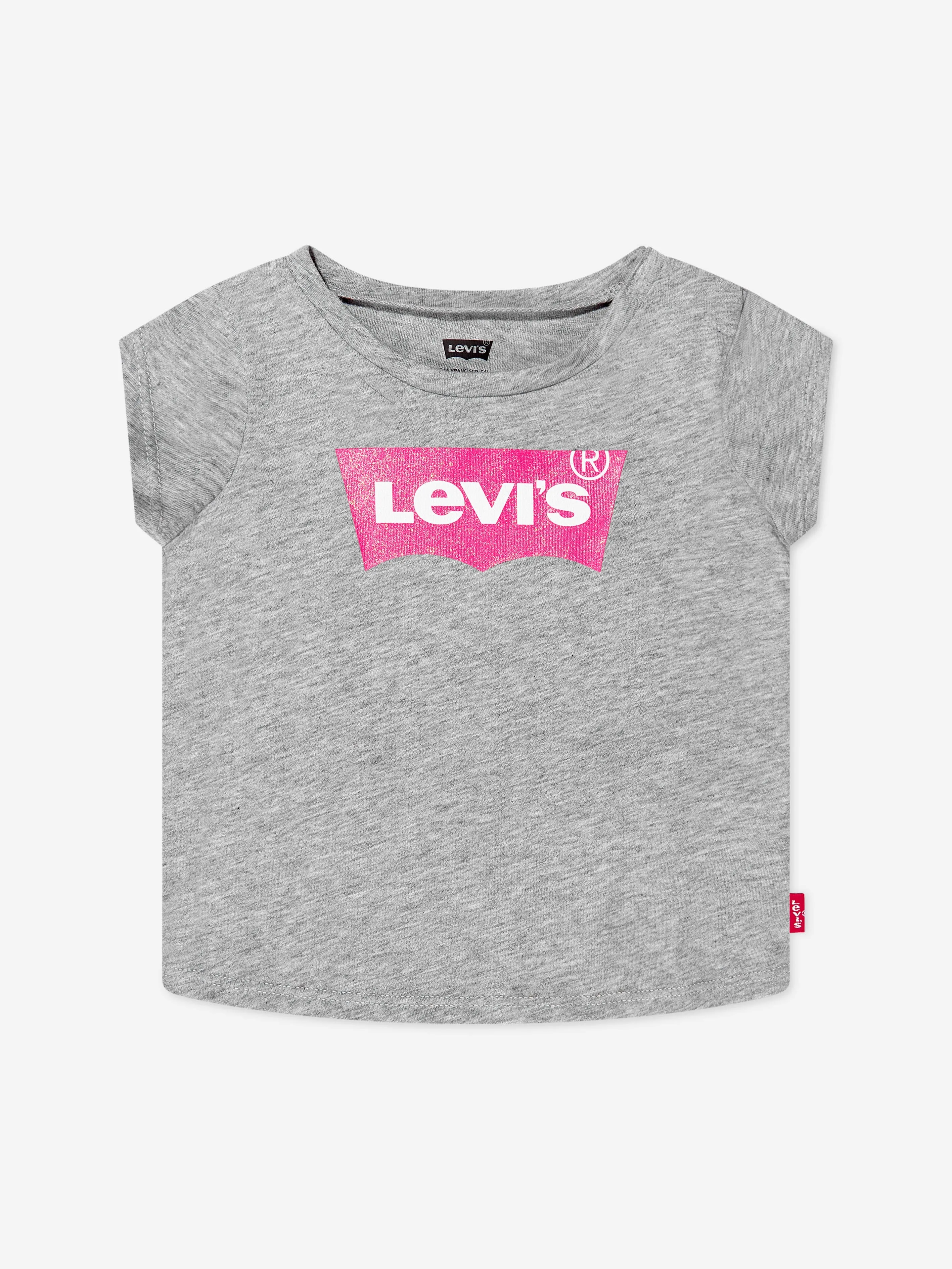 Levi's Wear Baby Girls Batwing A Line T-Shirt in Grey