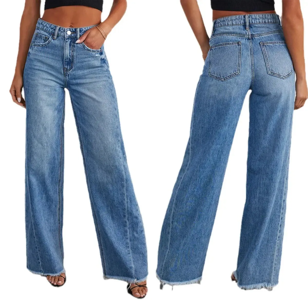 Loose Wide leg Denim Jeans