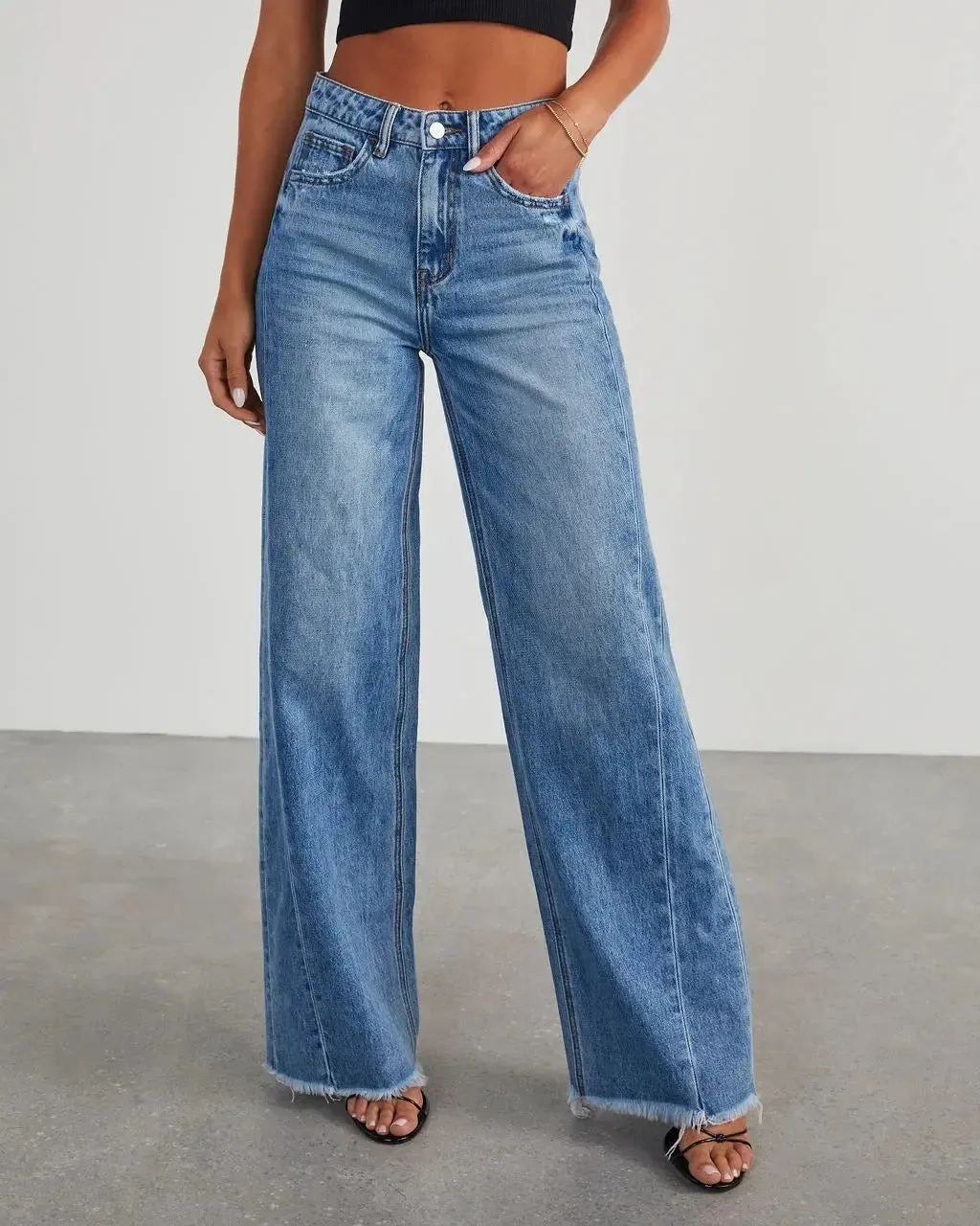 Loose Wide leg Denim Jeans