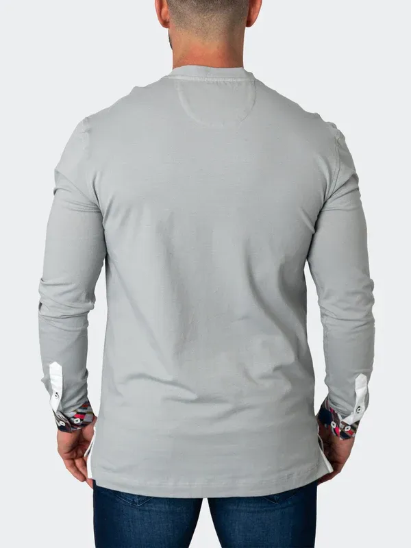 Maceoo V-Neck EdisonSolidMirage | Grey