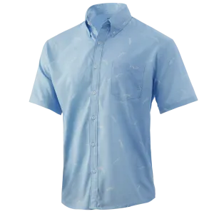 Marsh Teaser Performance Short Sleeve Sport Shirt- Ice Blue