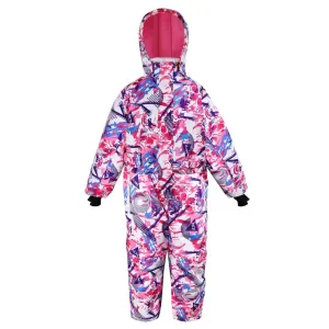 MCTi Kids Ski Suit Snowsuit One Piece Waterproof Ski Jumpsuits Overalls Snowboard Jacket for Winter