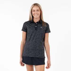 Meadow Of Greens Performance Polo | The Meadow Of Greens - Midnight Black/Charcoal Grey