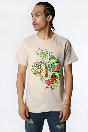 Mens Mtn Dew Graphic T-Shirt