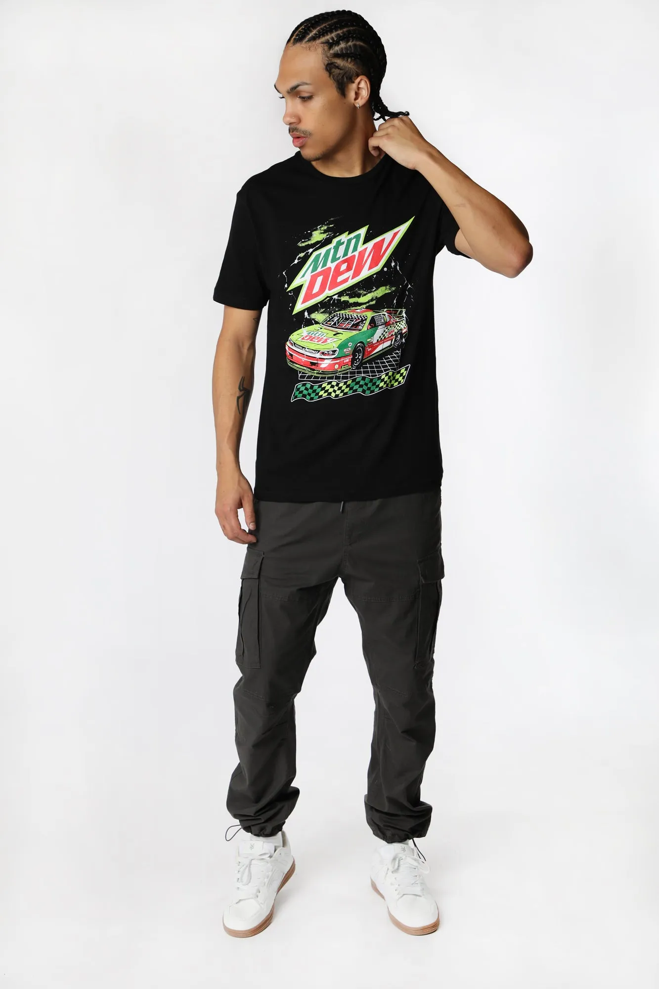 Mens Mtn Dew Racing T-Shirt