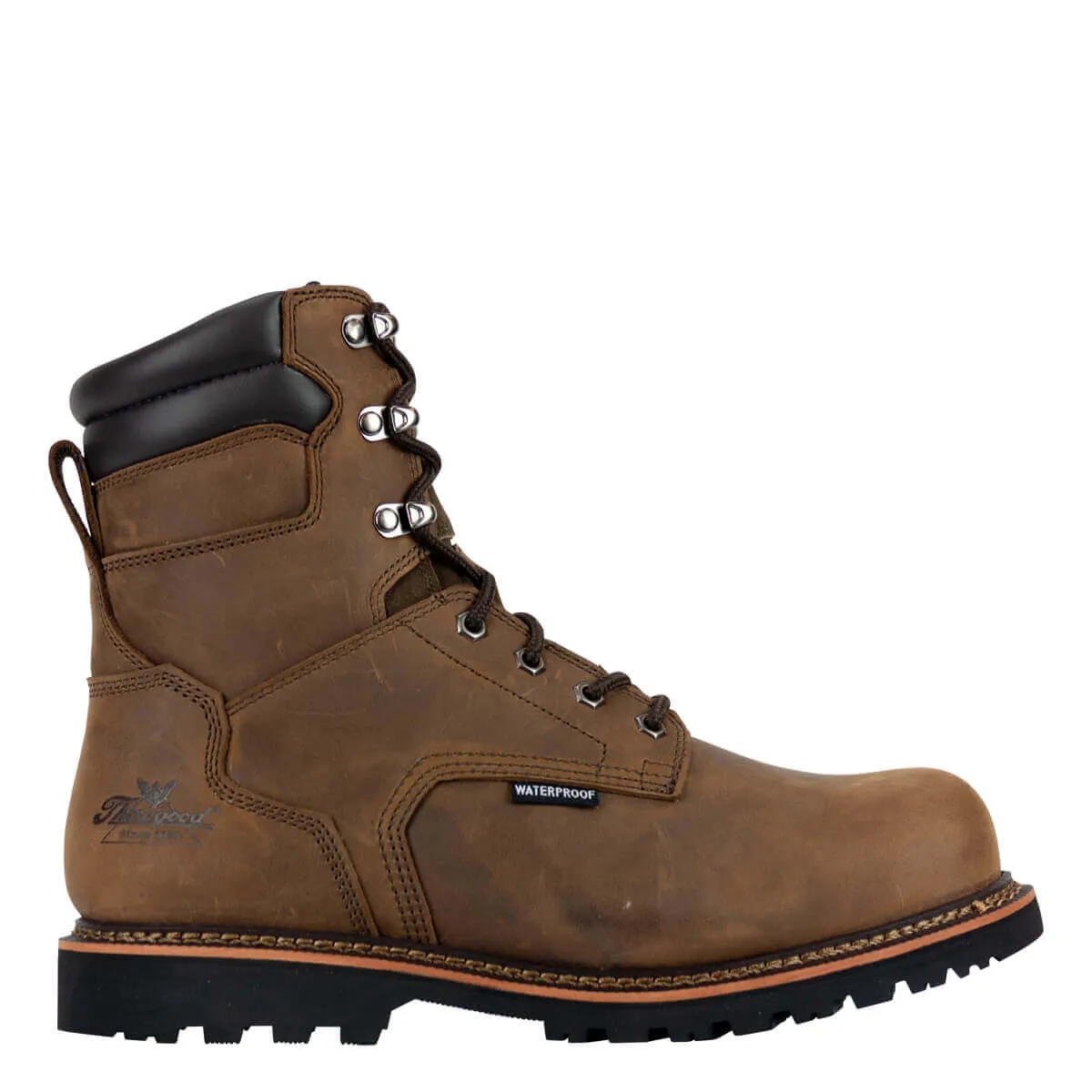 Men's Thorogood V-SERIES WATERPROOF – 8" CRAZYHORSE SAFETY TOE