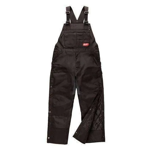 Milwaukee 261B-LT GRIDIRON Zip-to-Thigh Bib Overall - Black (Tall)