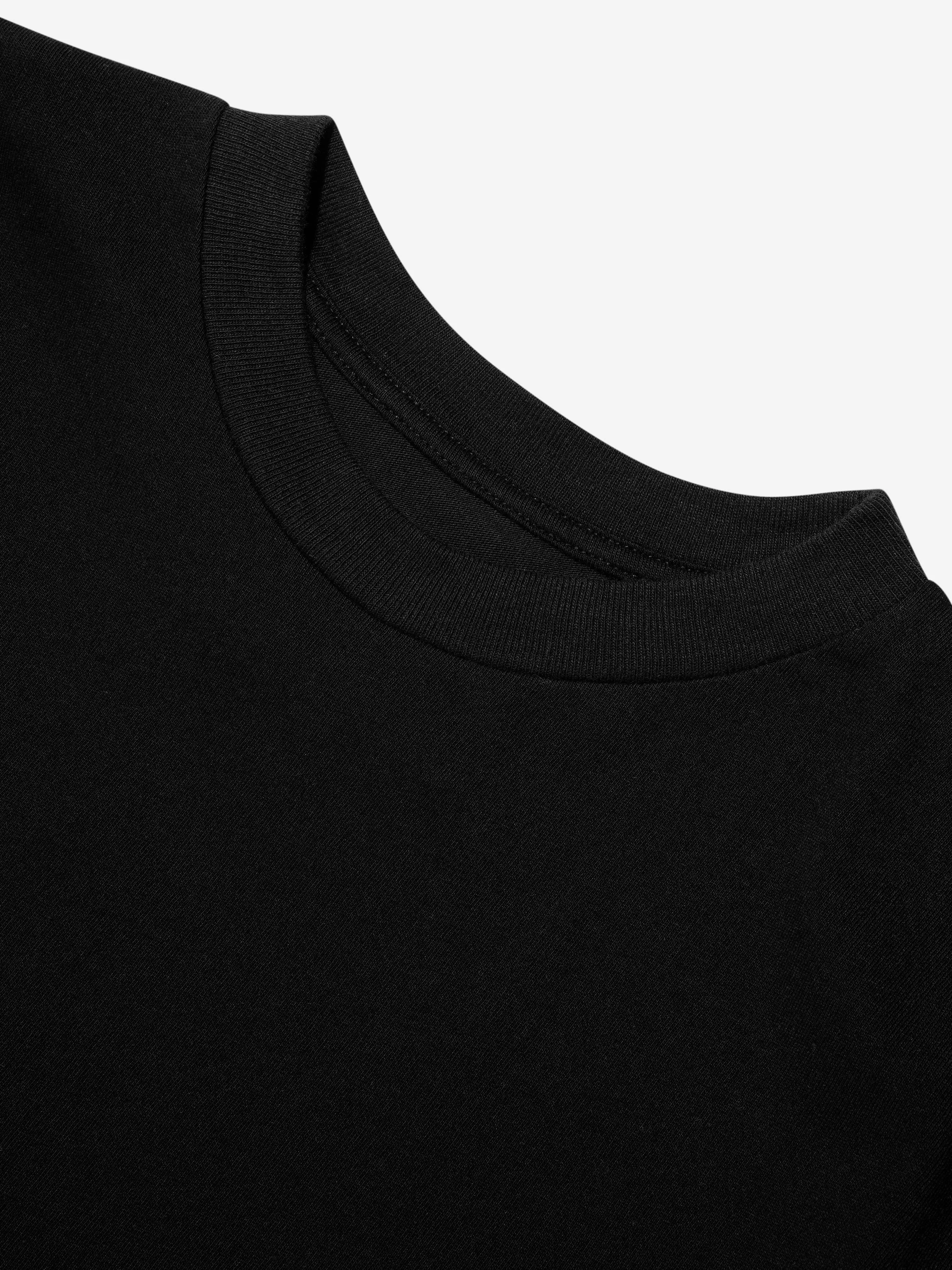 MM6 Maison Margiela Kids Logo T-Shirt In Black