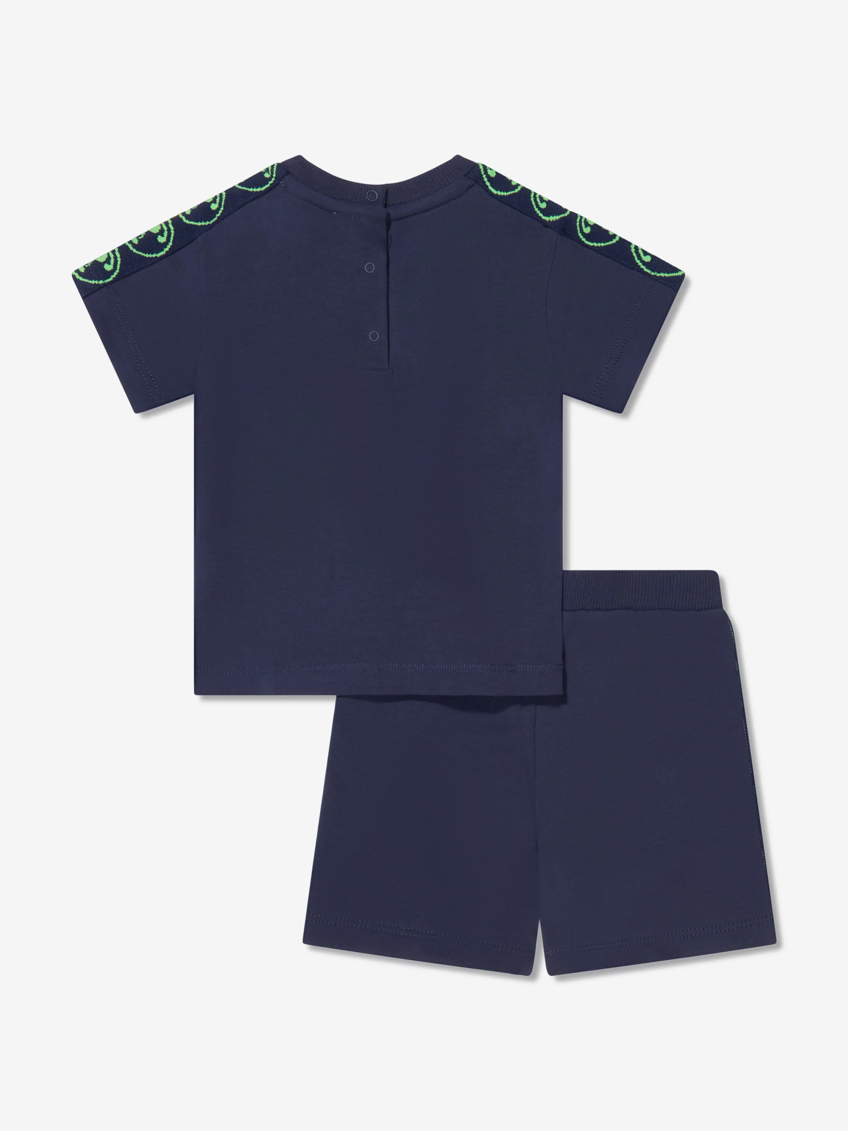 Moschino Baby Boys T-Shirt And Shorts Set in Navy