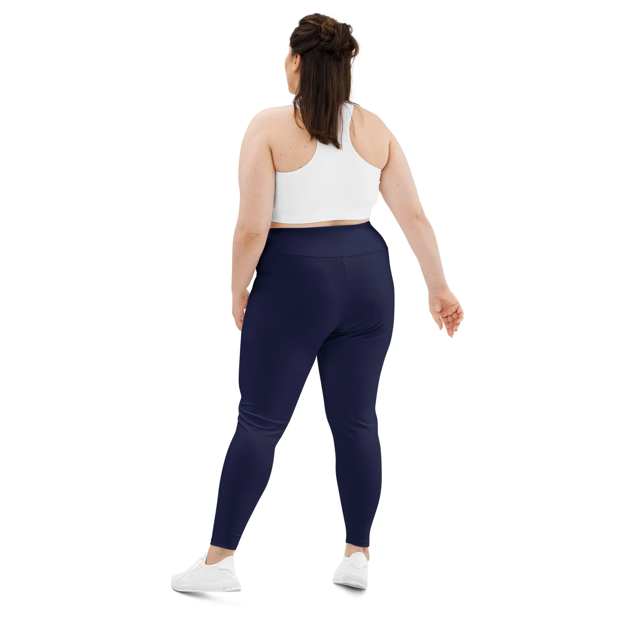 Navy Blue Plus Size Leggings