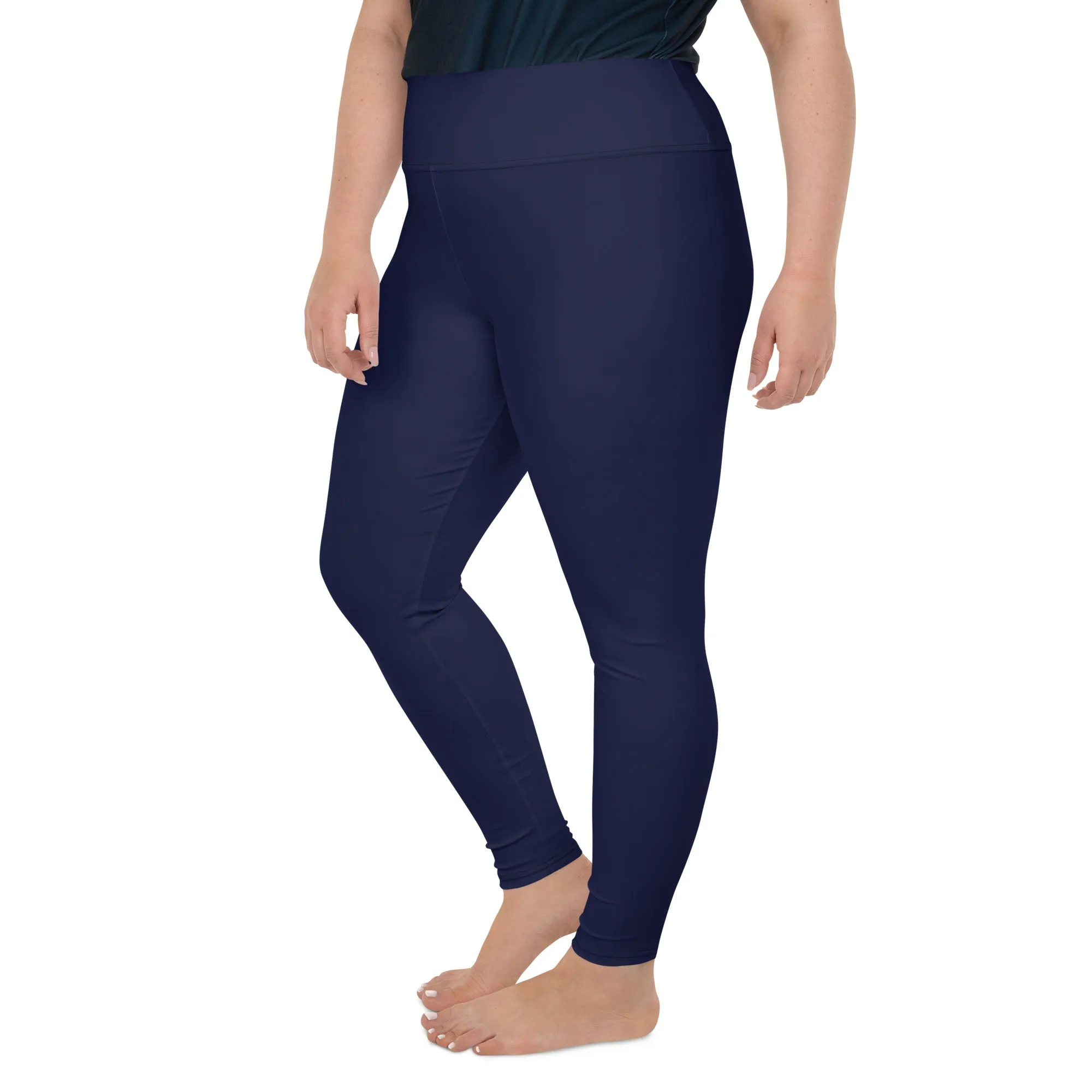 Navy Blue Plus Size Leggings