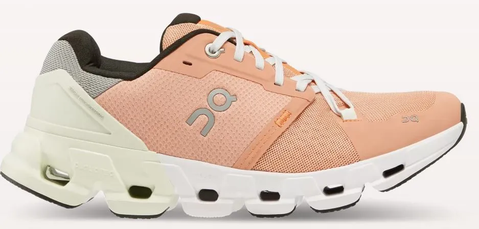 On Cloudflyer 4 (Peach/Aloe) - Women's