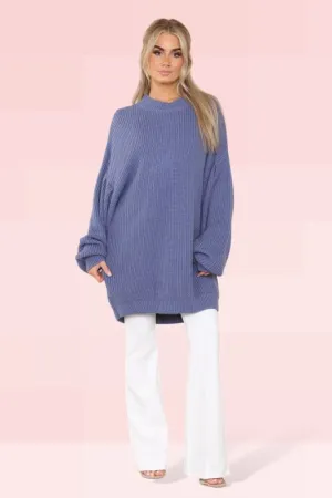 Oversized Blue Jumper