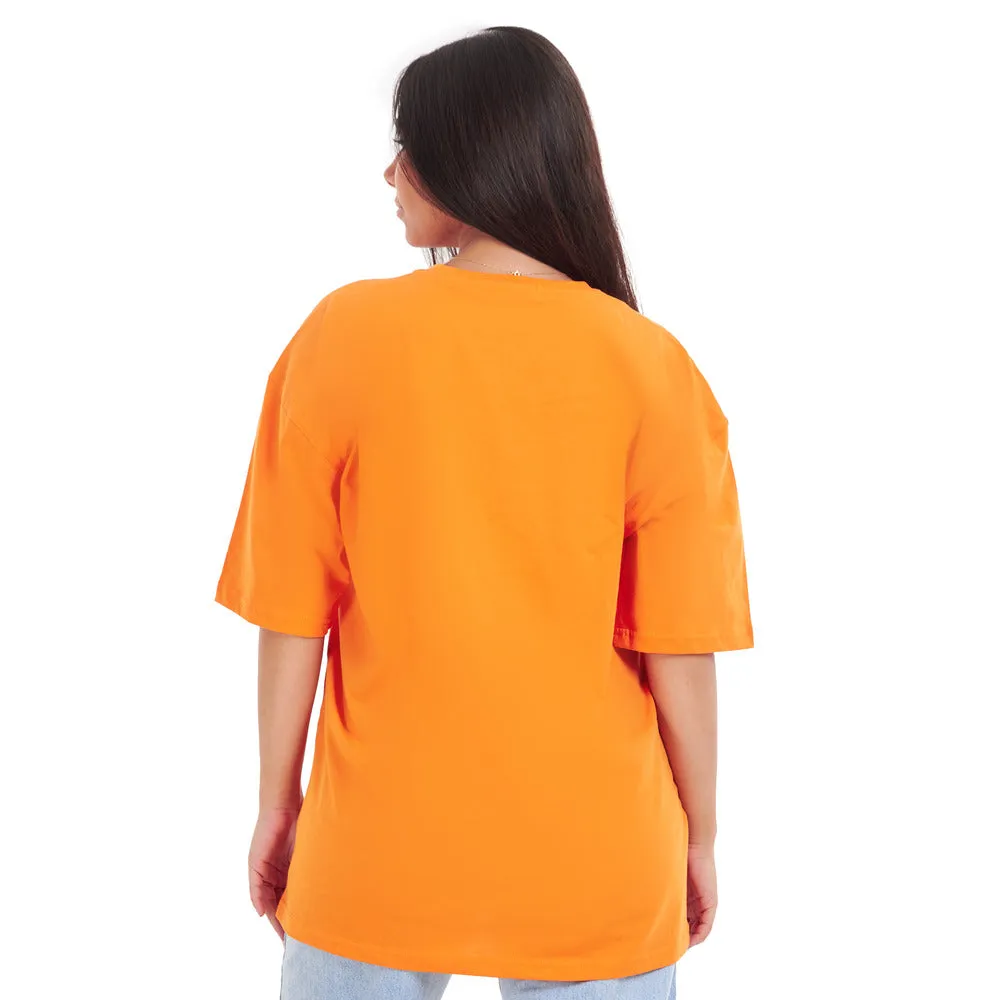 Oversized T-shirt Orange