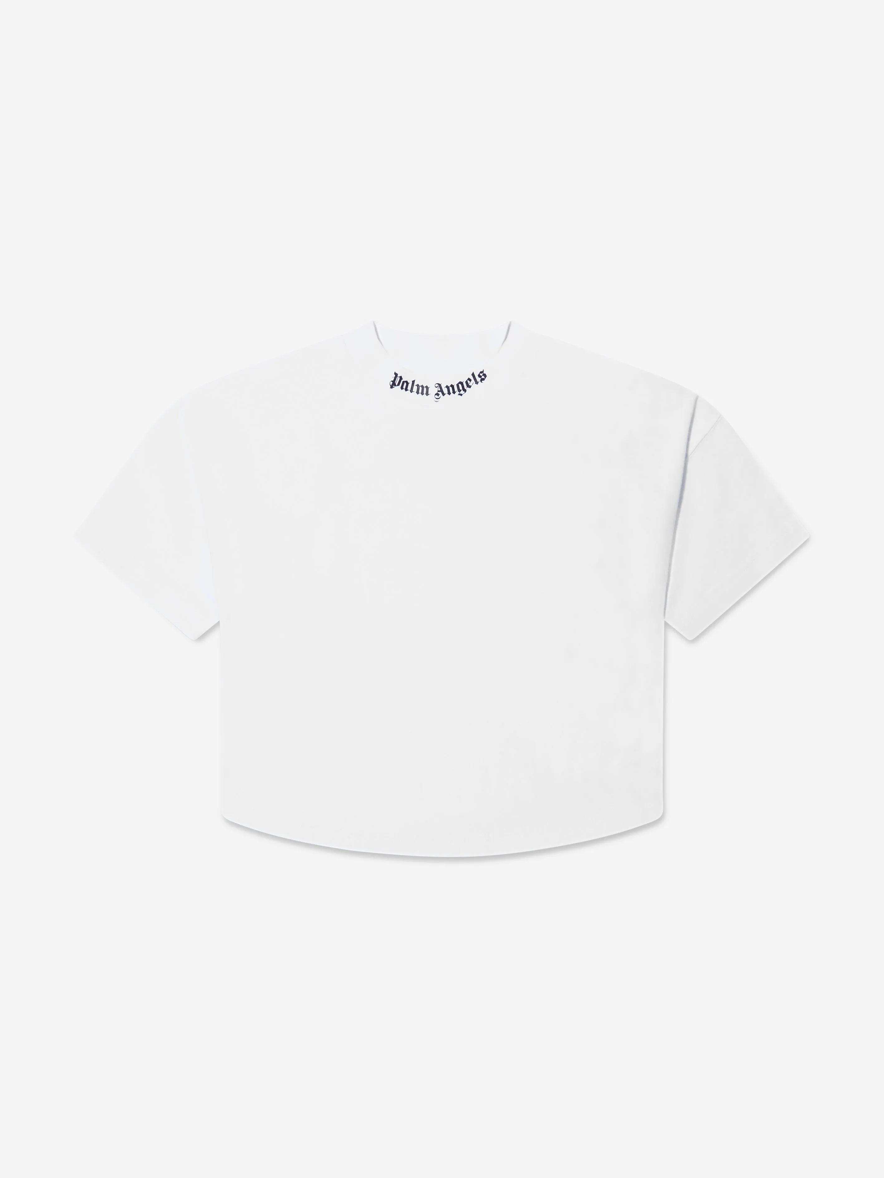 Palm Angels Boys Classic Logo T-Shirt in White