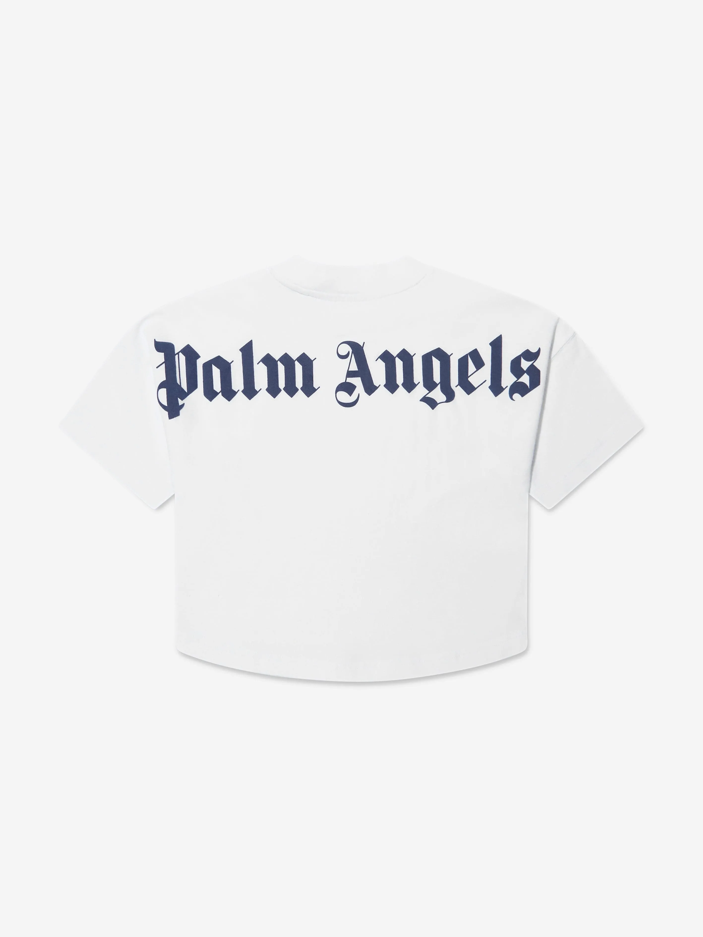 Palm Angels Boys Classic Logo T-Shirt in White