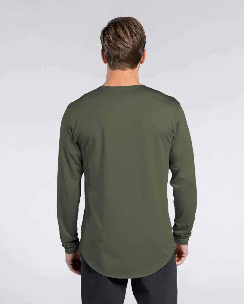 Performance  Drop-Cut Long Sleeve Shirt