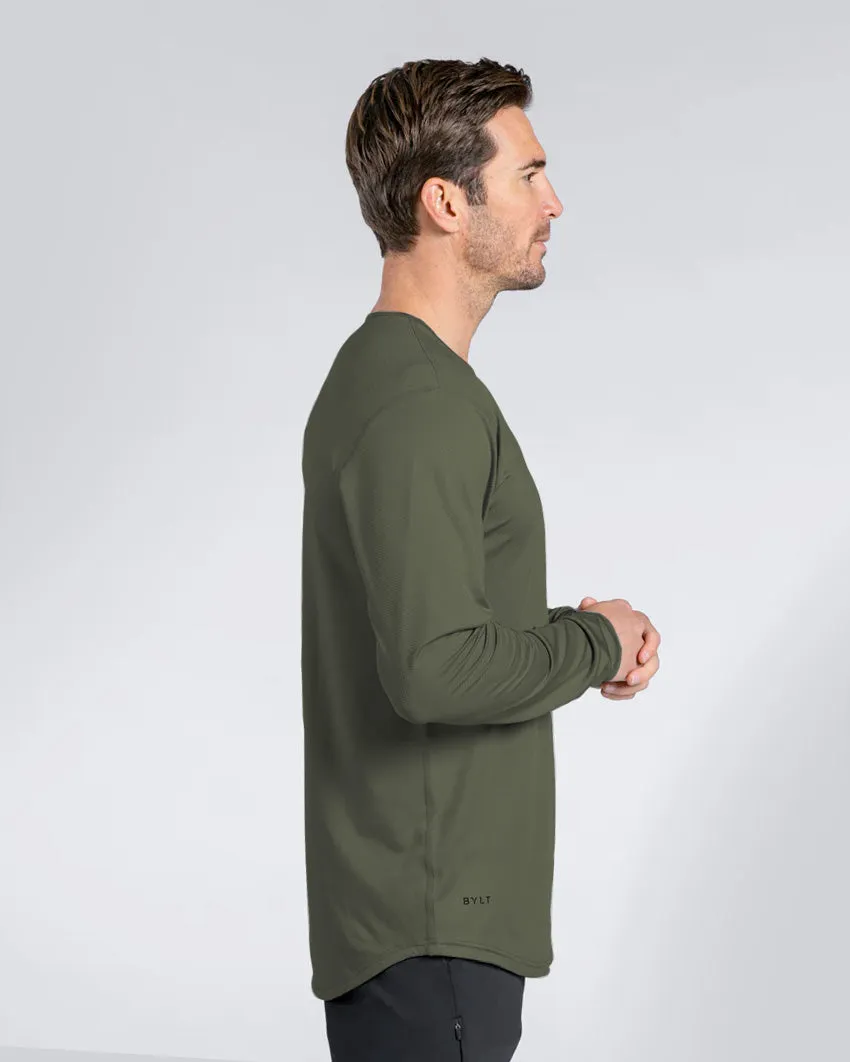 Performance  Drop-Cut Long Sleeve Shirt