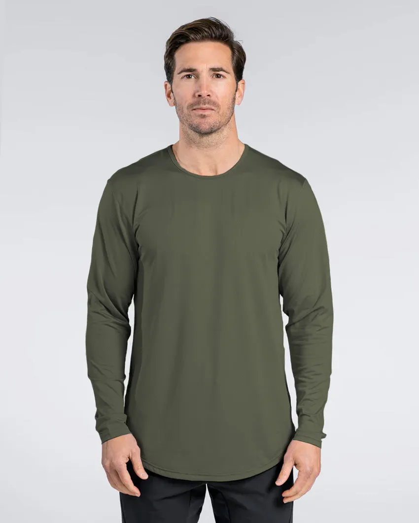 Performance  Drop-Cut Long Sleeve Shirt