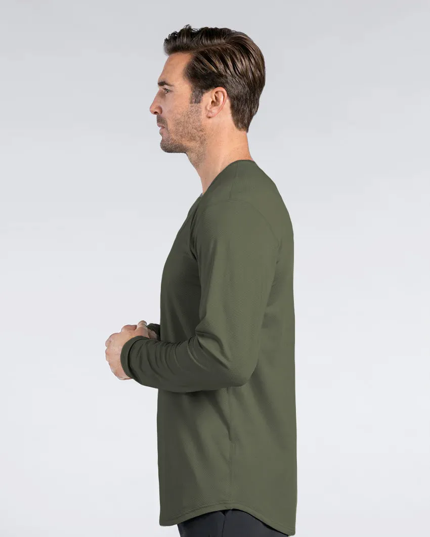 Performance  Drop-Cut Long Sleeve Shirt