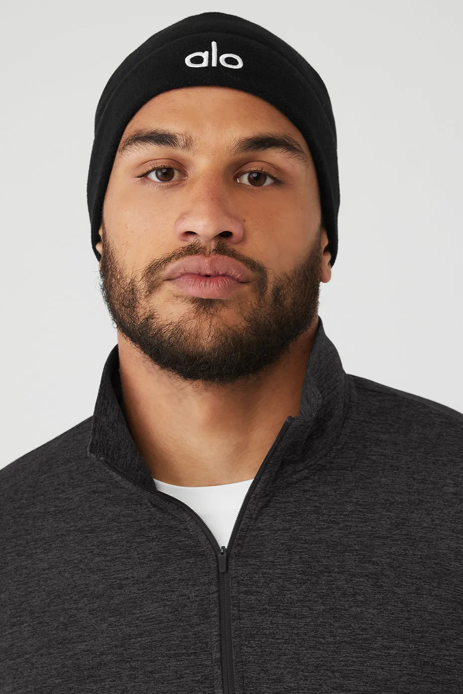 Performance Fleece Beanie - Black