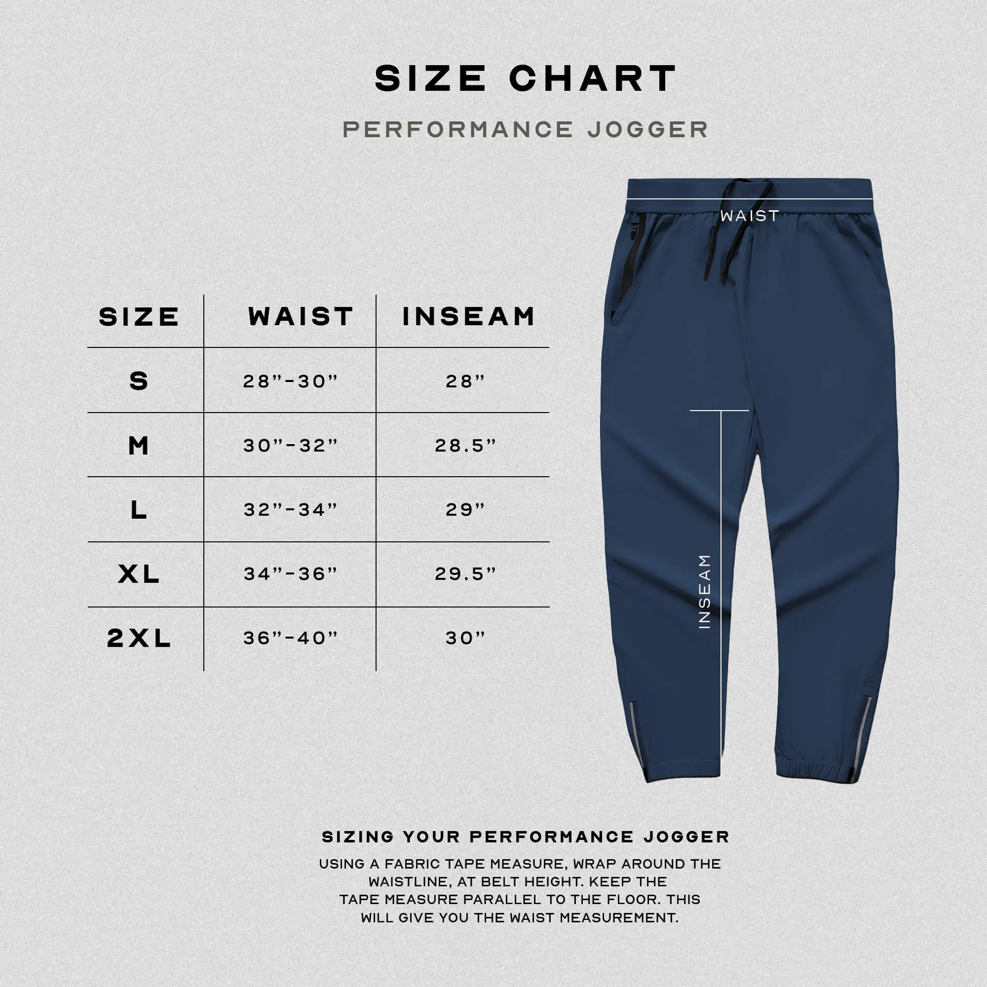 Performance Joggers - Navy