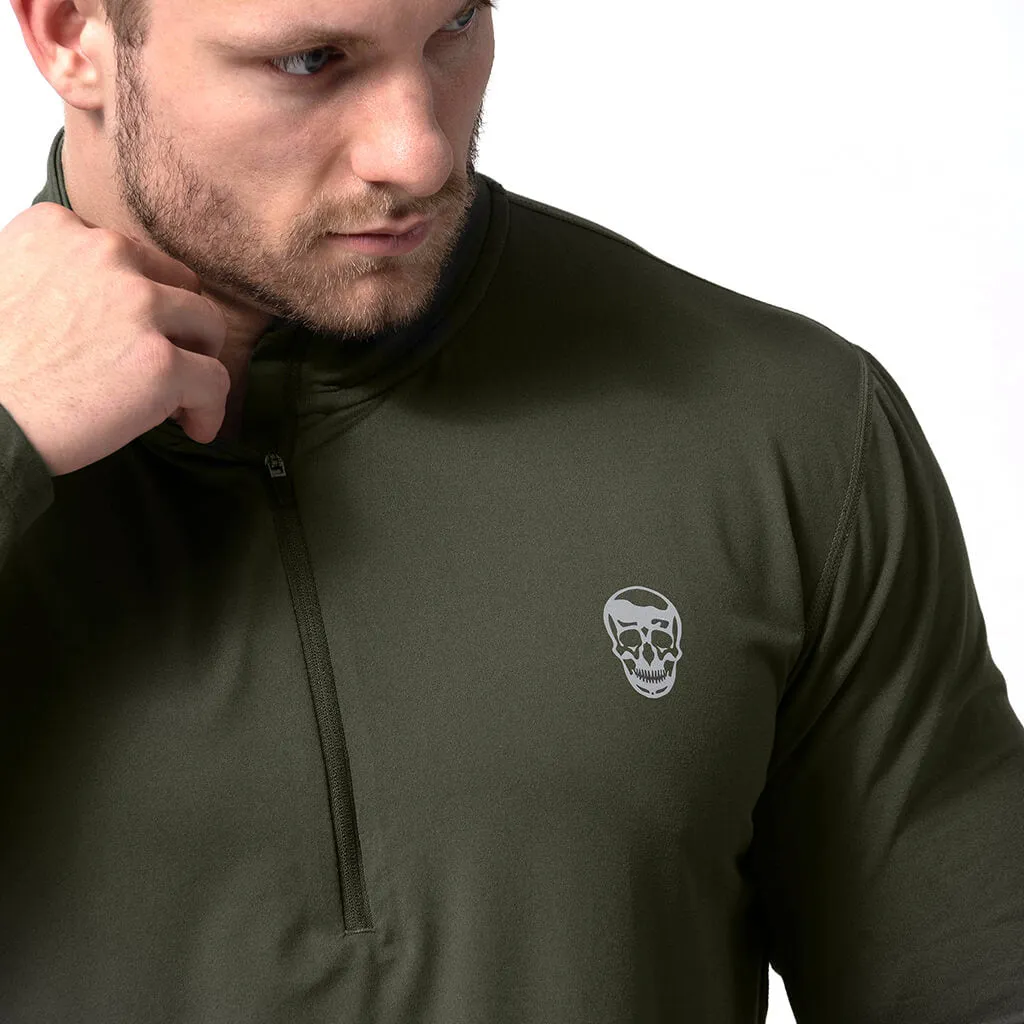 Performance Quarter Zip - OD Green