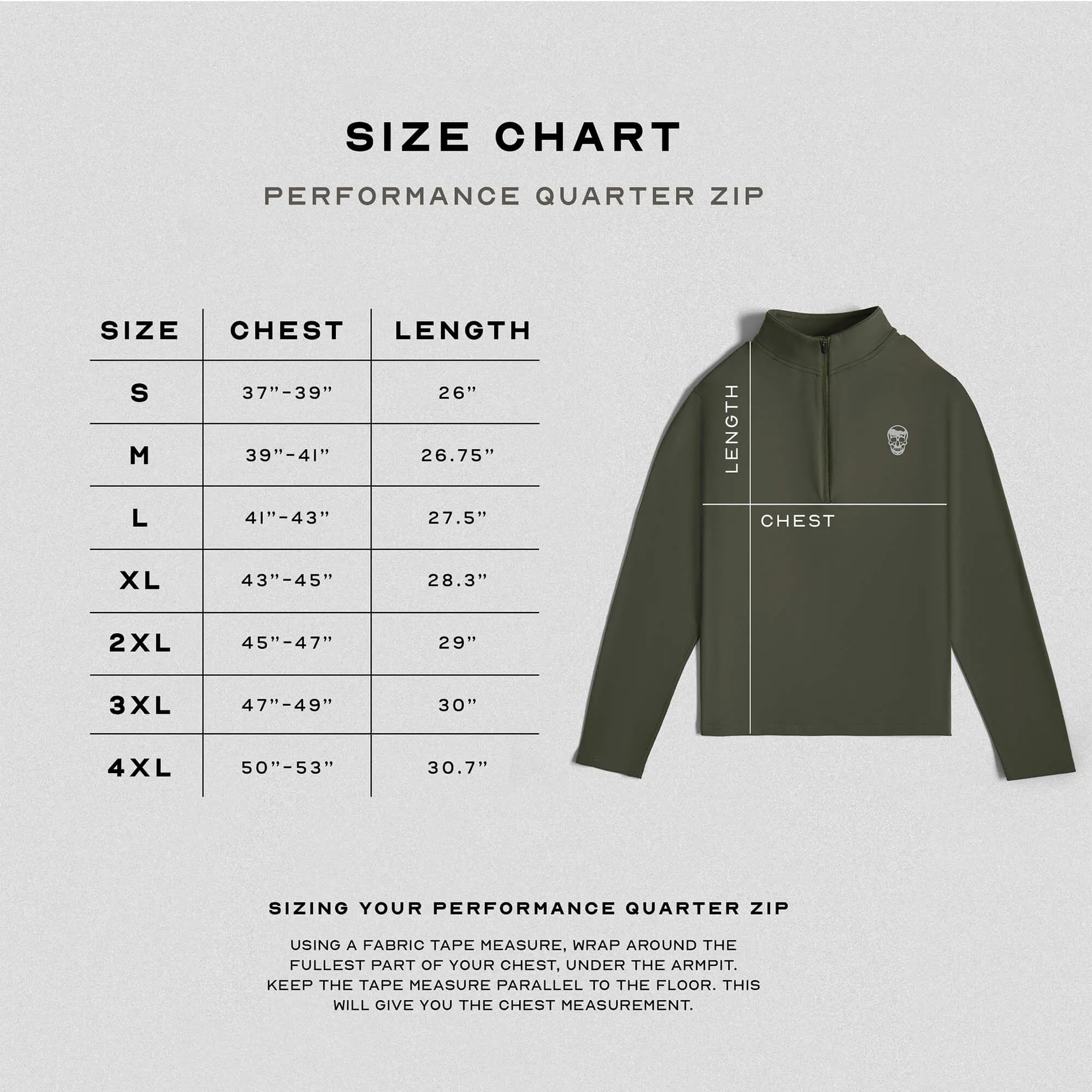 Performance Quarter Zip - OD Green