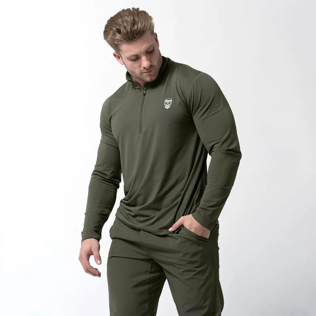 Performance Quarter Zip - OD Green