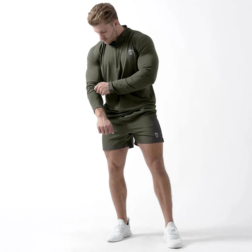 Performance Quarter Zip - OD Green