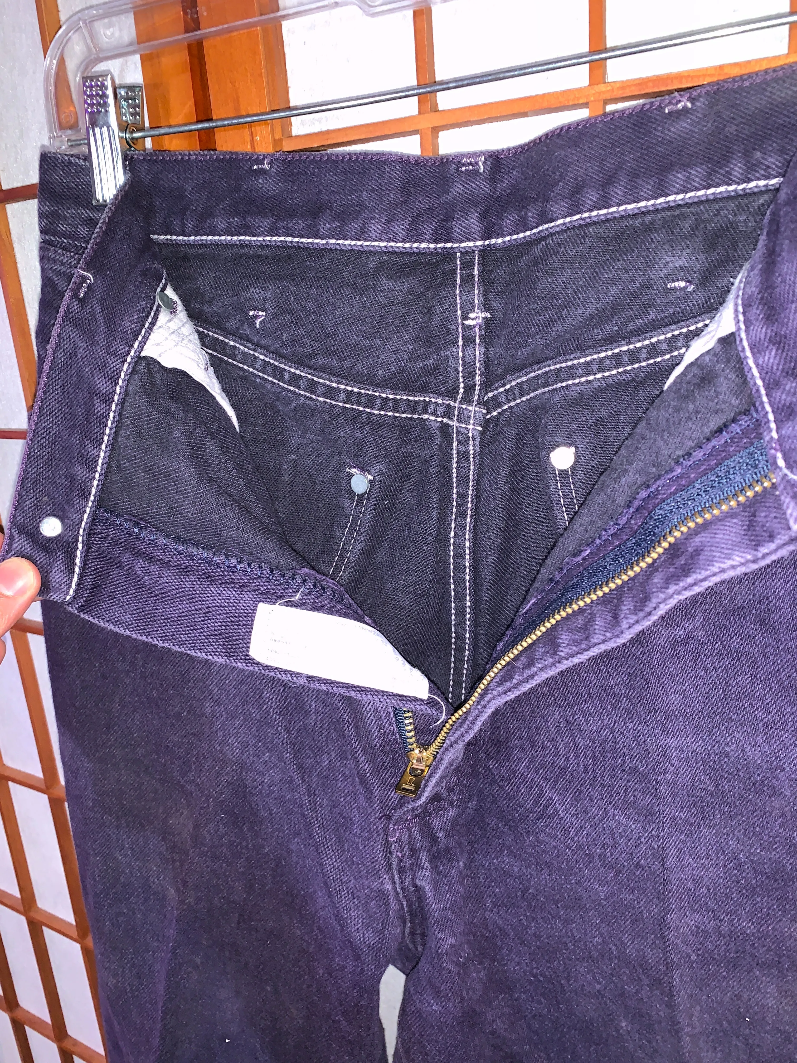 Purple Acid Cowgirl Jeans, Wrangler