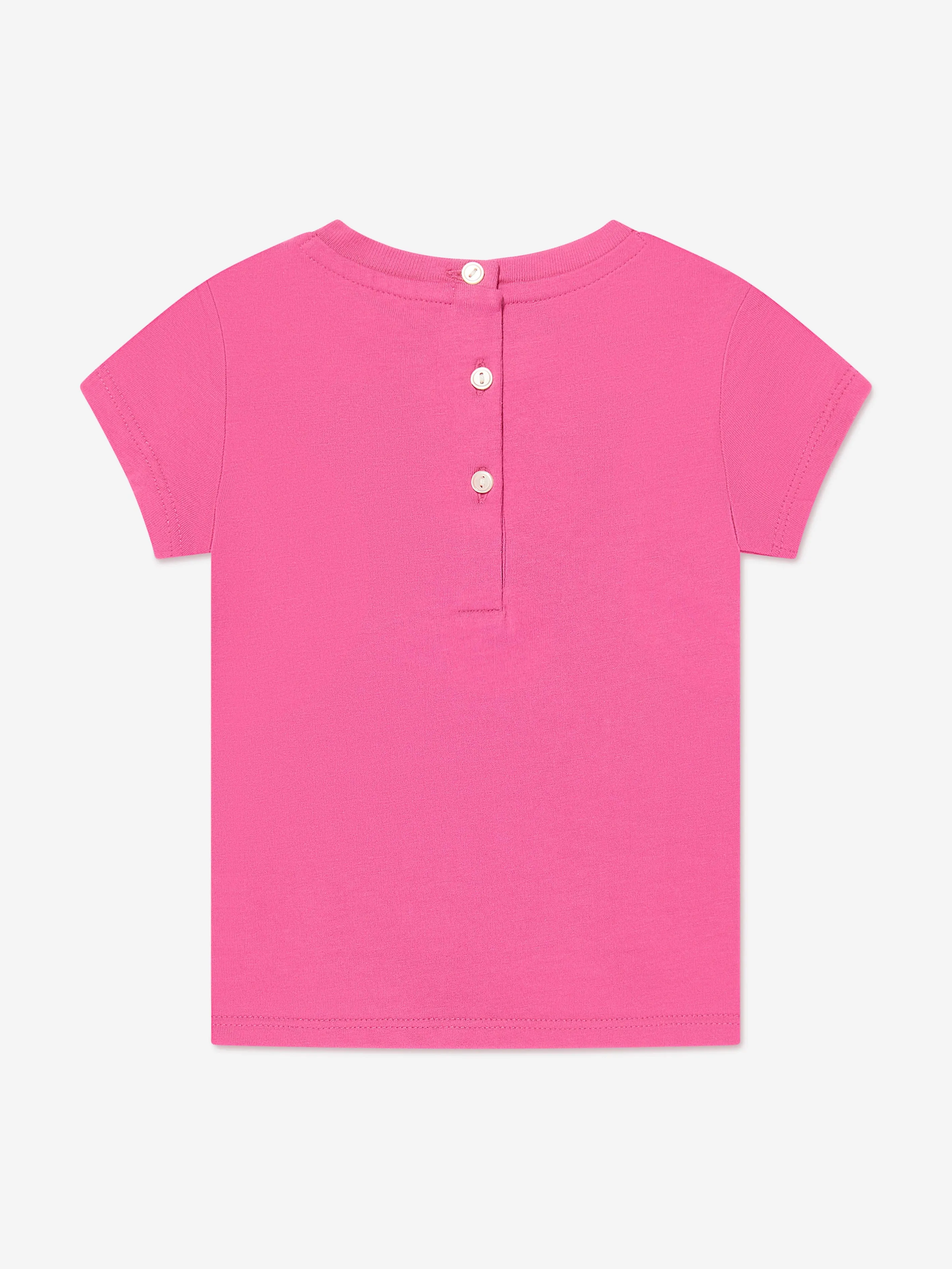 Ralph Lauren Baby Girls Logo T-Shirt in Pink