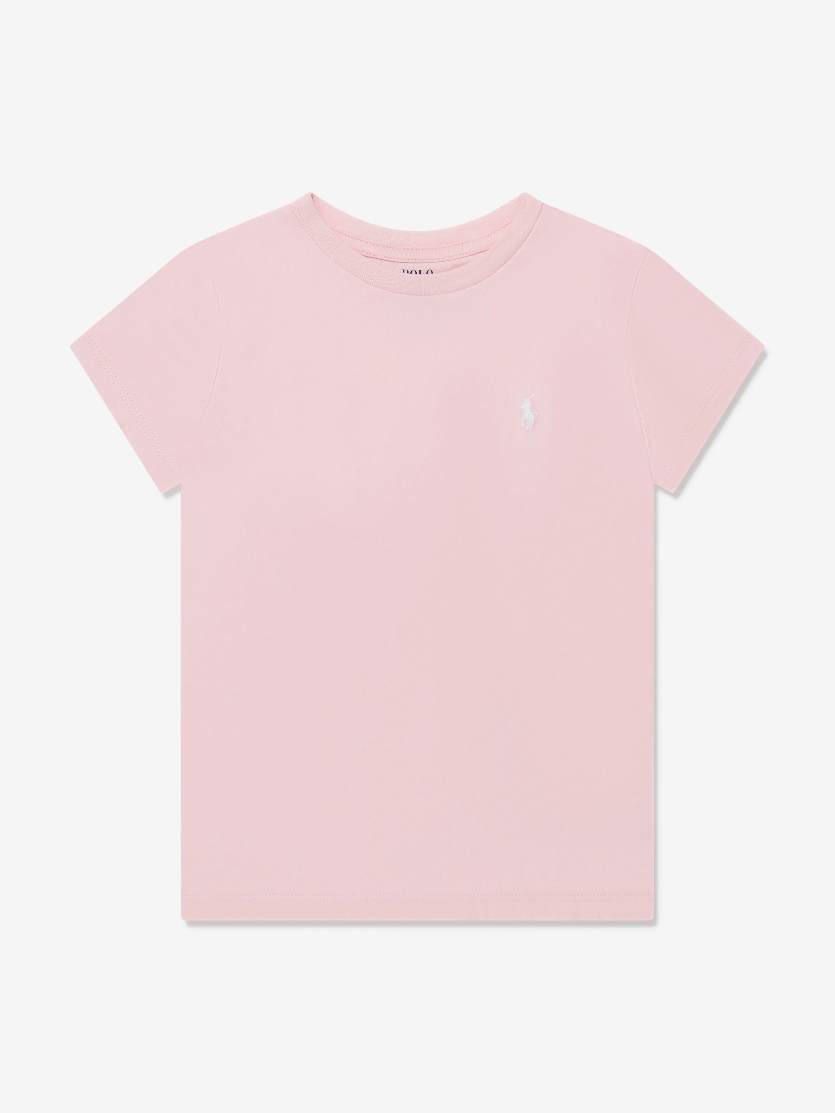 Ralph Lauren Girls Logo T-Shirt in Pink