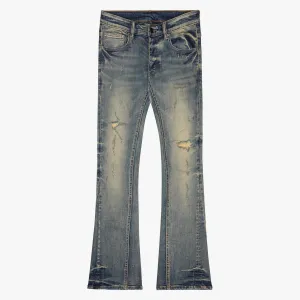 SILNT CHPTRS "Reality" Stacked Flare Jeans