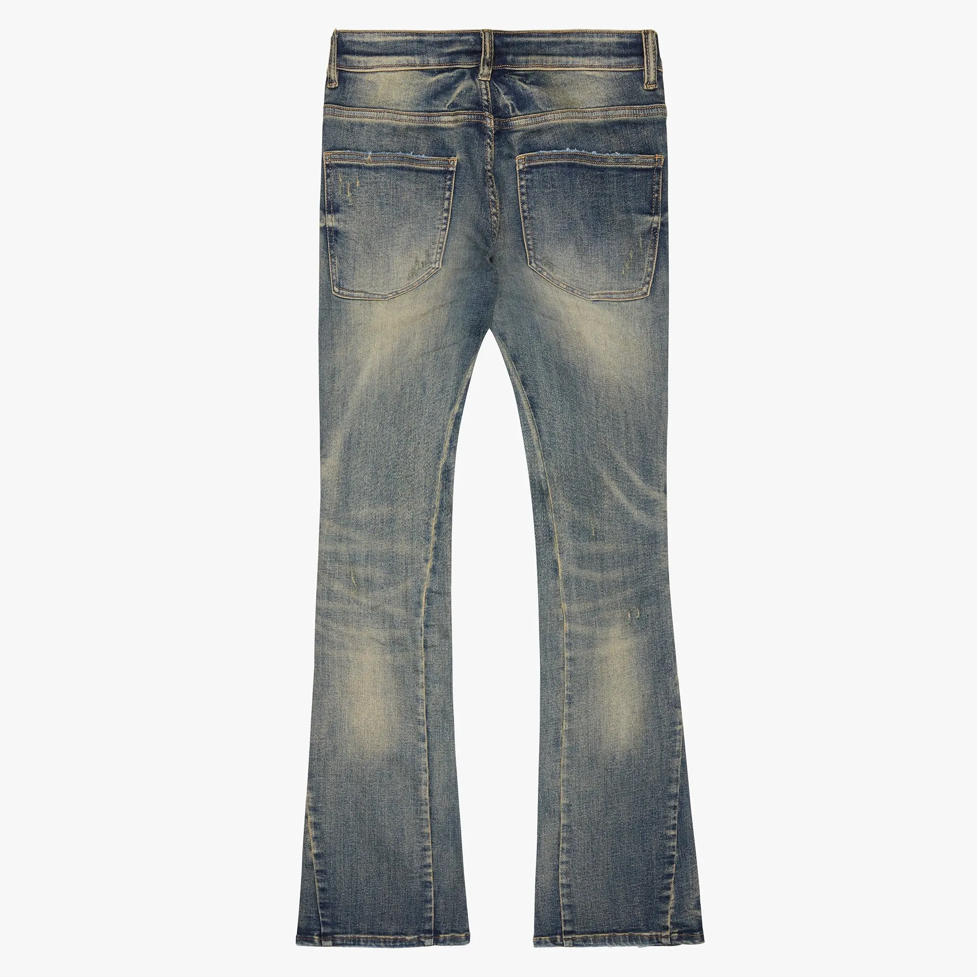 SILNT CHPTRS "Reality" Stacked Flare Jeans