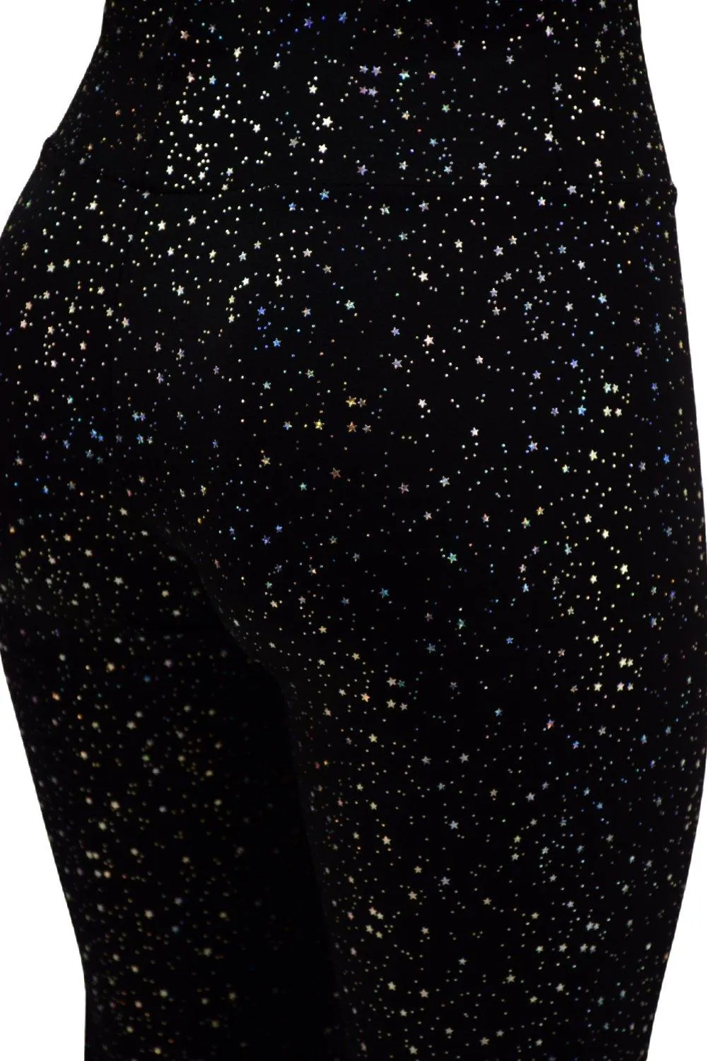 Star Noir High Waist Leggings