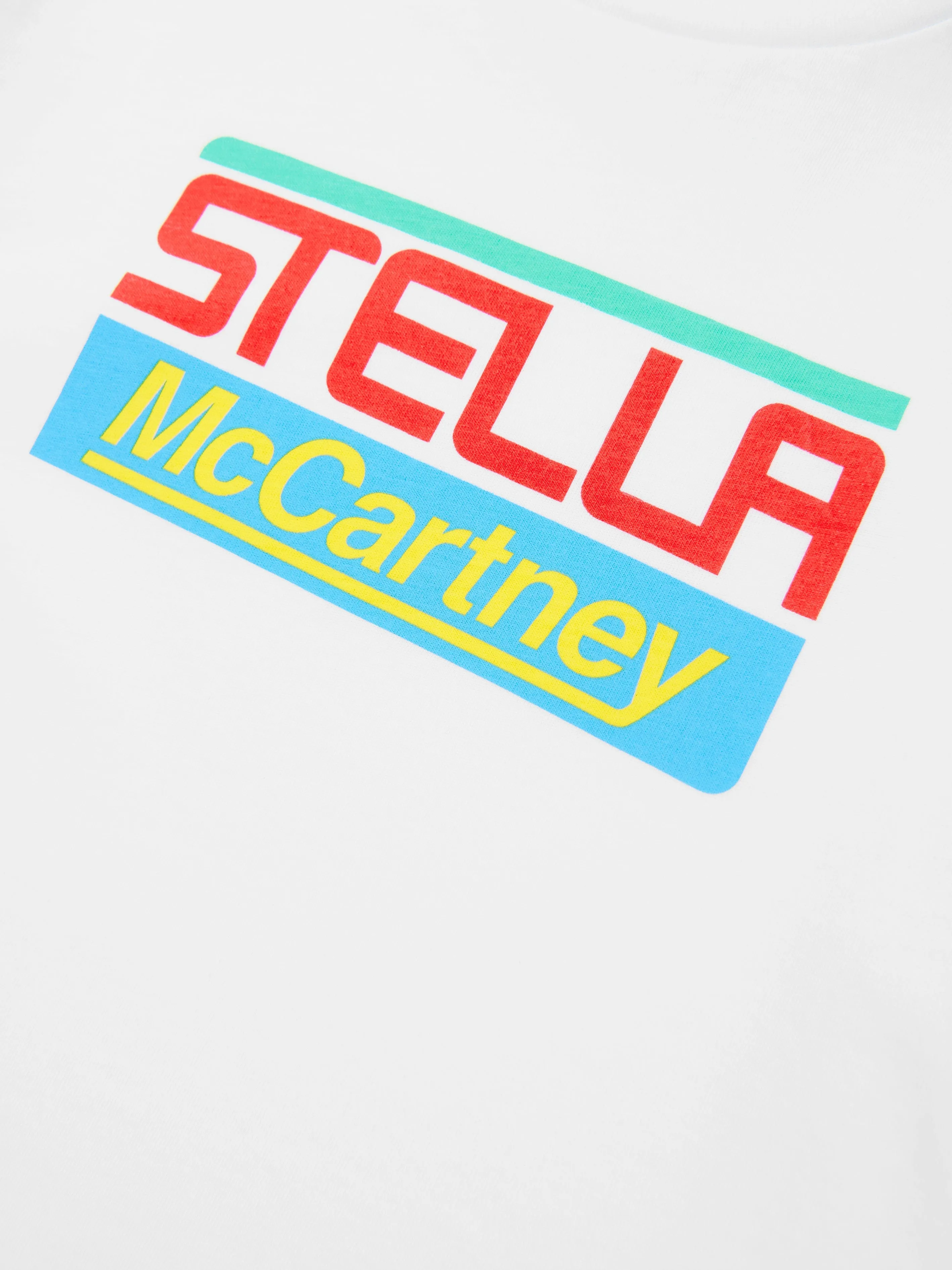 Stella McCartney Boys Logo Print T-Shirt in White