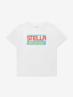 Stella McCartney Boys Logo Print T-Shirt in White