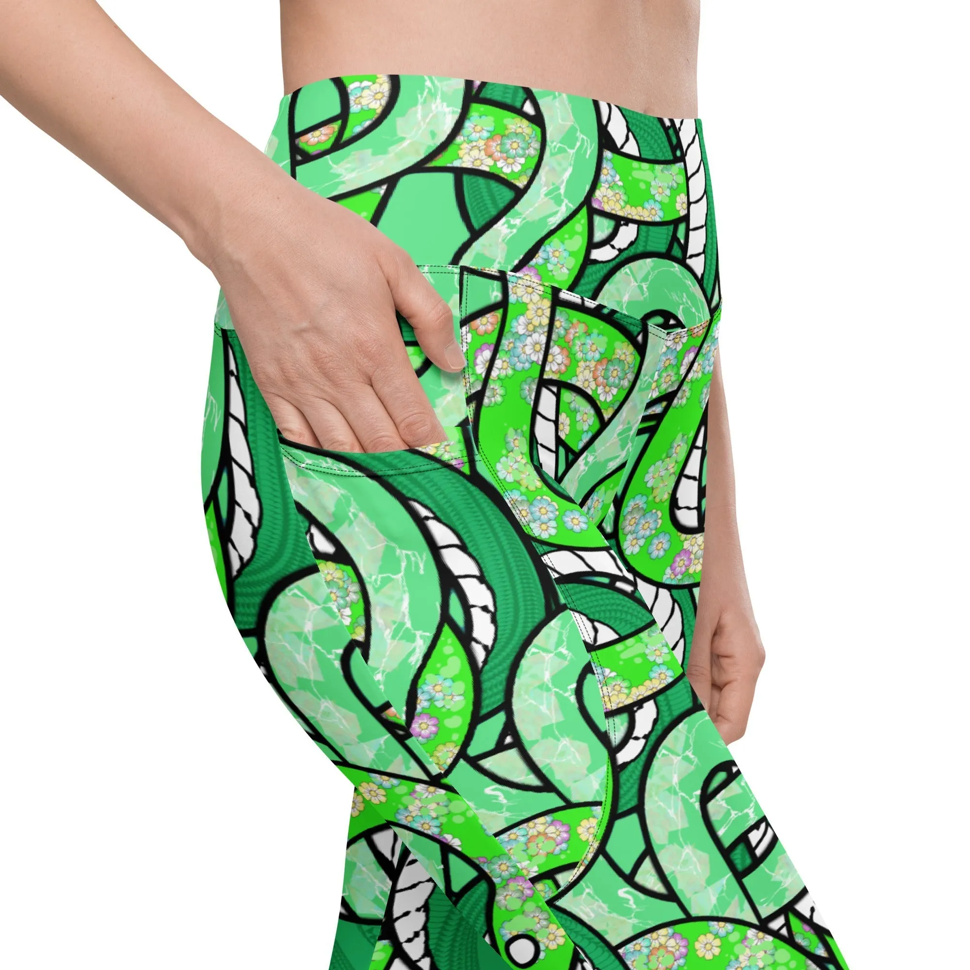 Tangled Snakes Leggings With Pockets