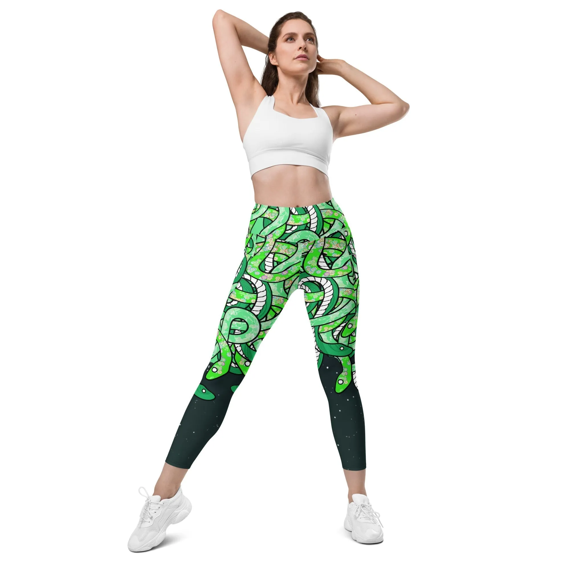 Tangled Snakes Leggings With Pockets