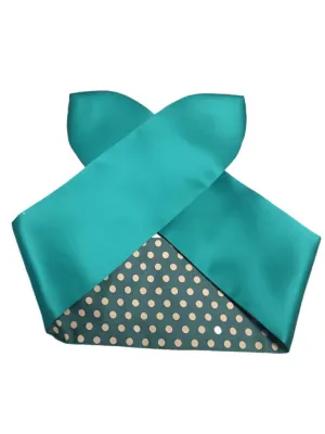 TEAL APPEAL WIRED ROCKABILLY HAIR TIE