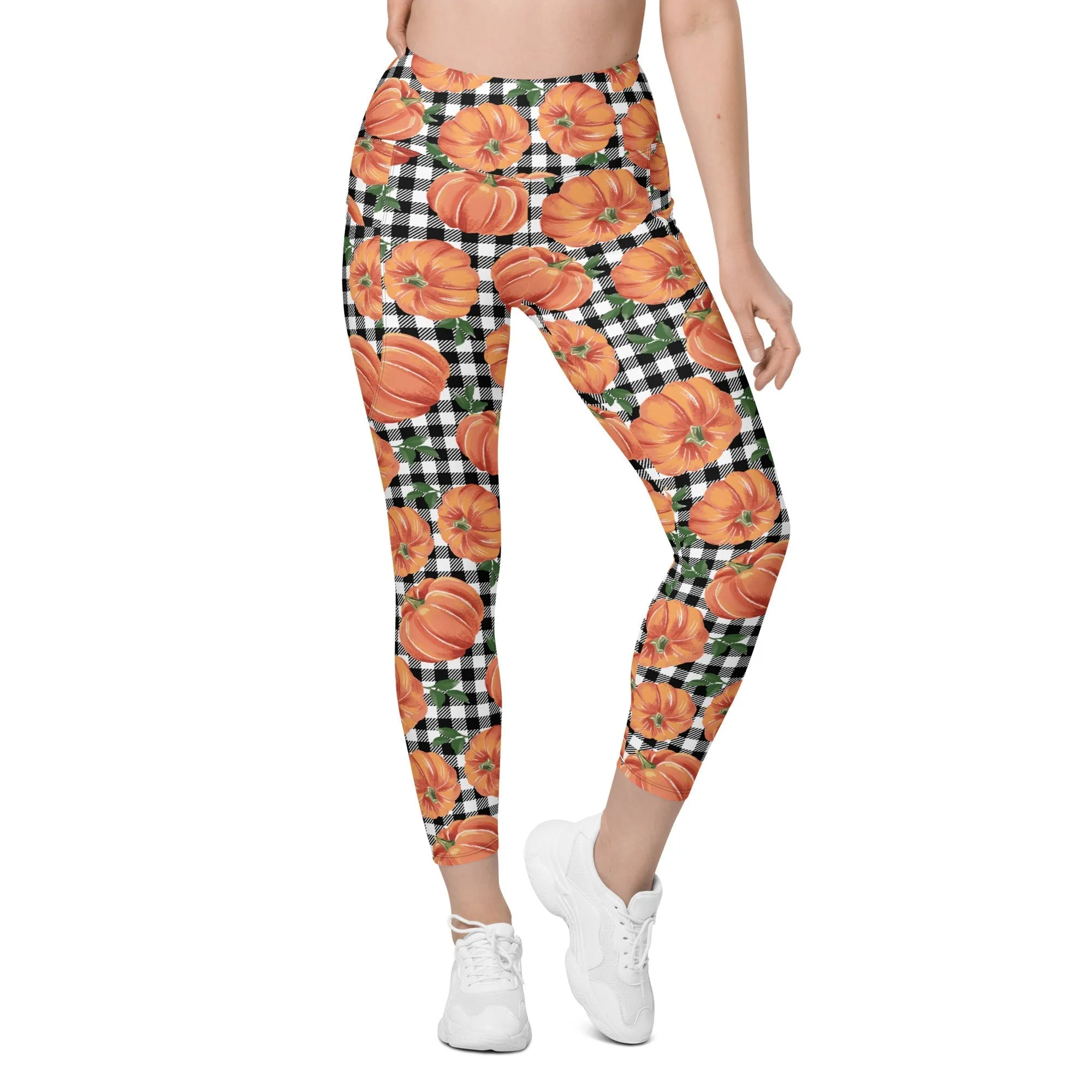 Thanksgiving Pumpkins Leggings With Pockets