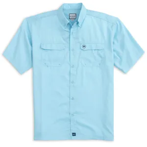 The Beaufort Short Sleeve: Azure Blue