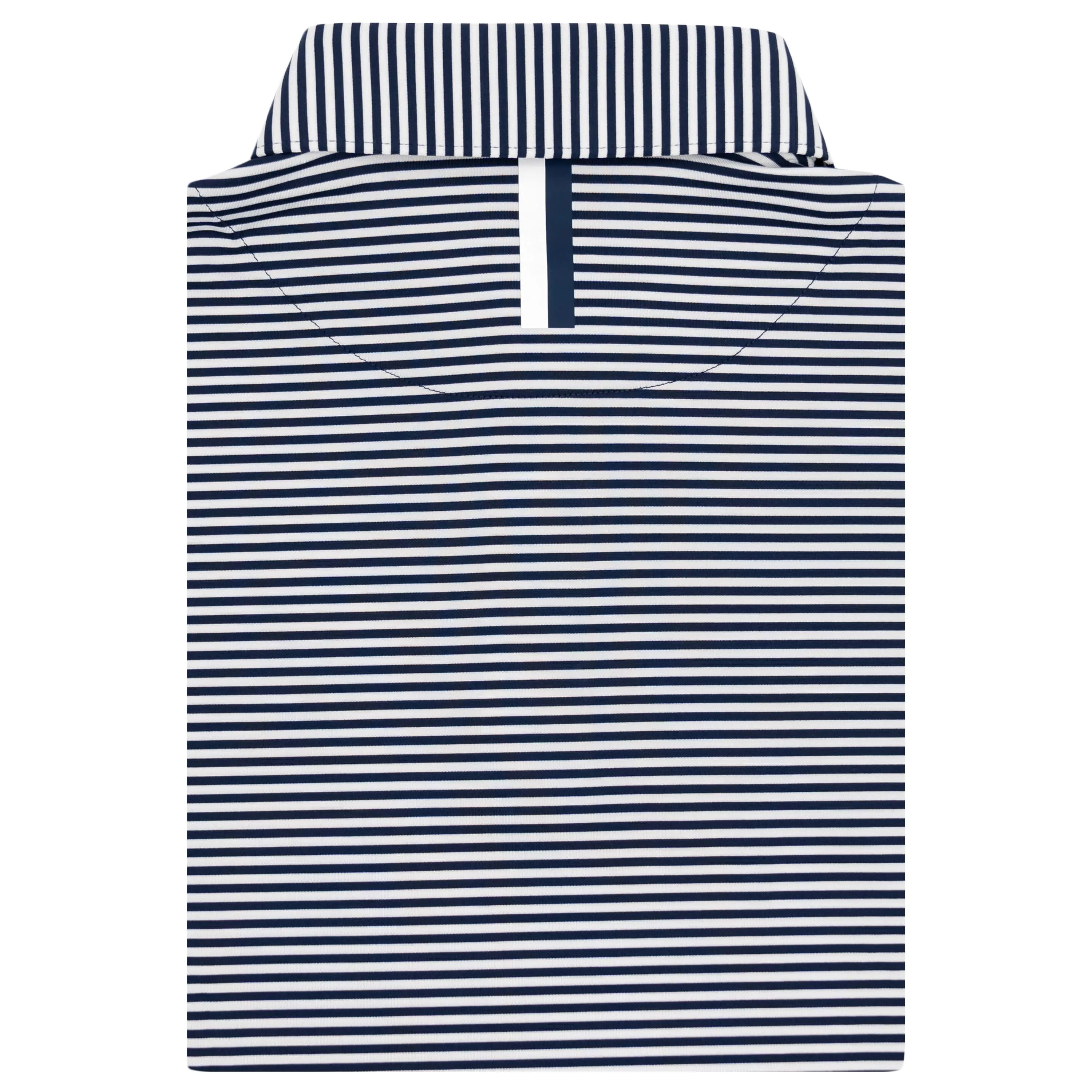 The Birdie Stripe | Performance Polo | The Birdie Stripe - Fleet Navy/White