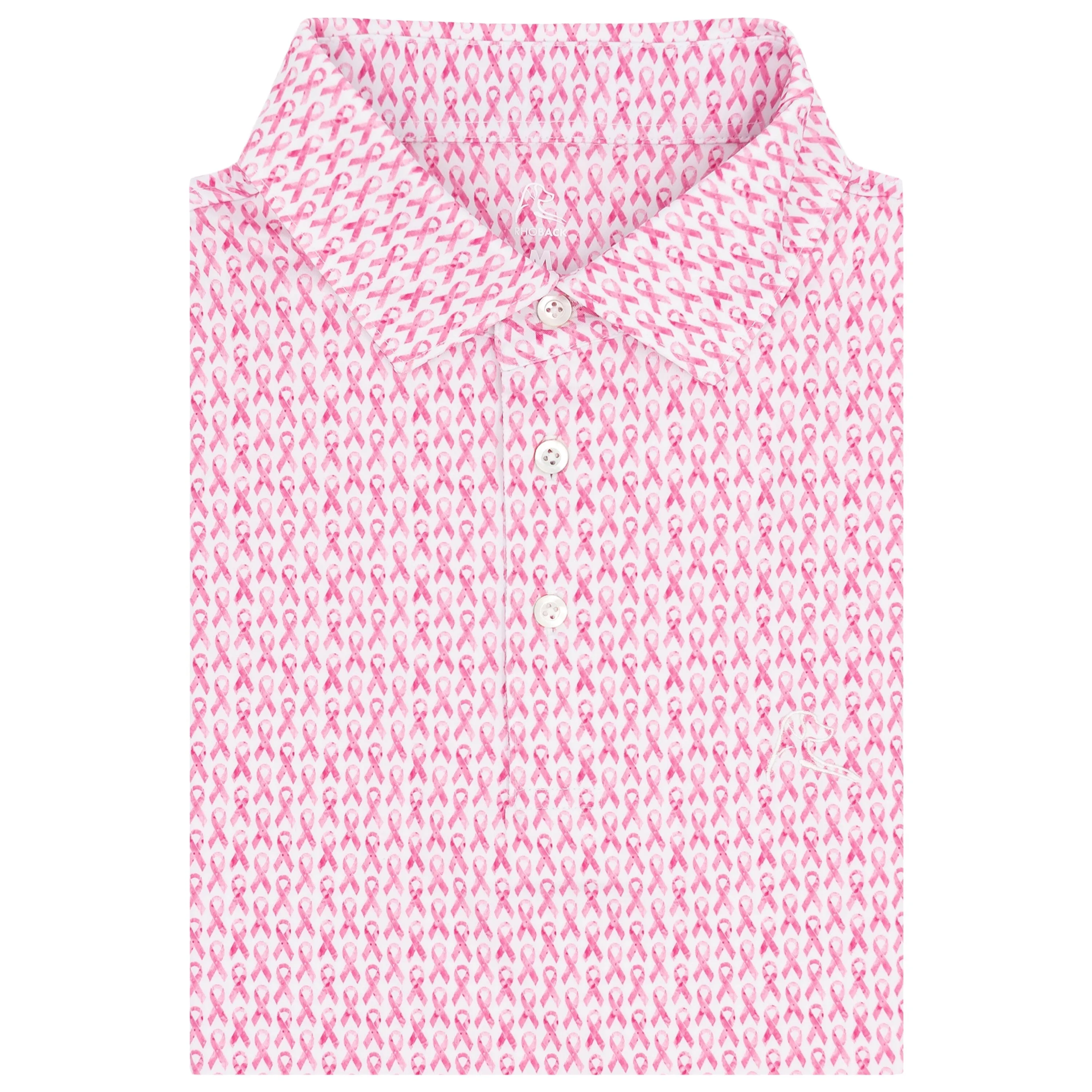 The Team Pink | Performance Polo | The Team Pink - White/Spring Pink