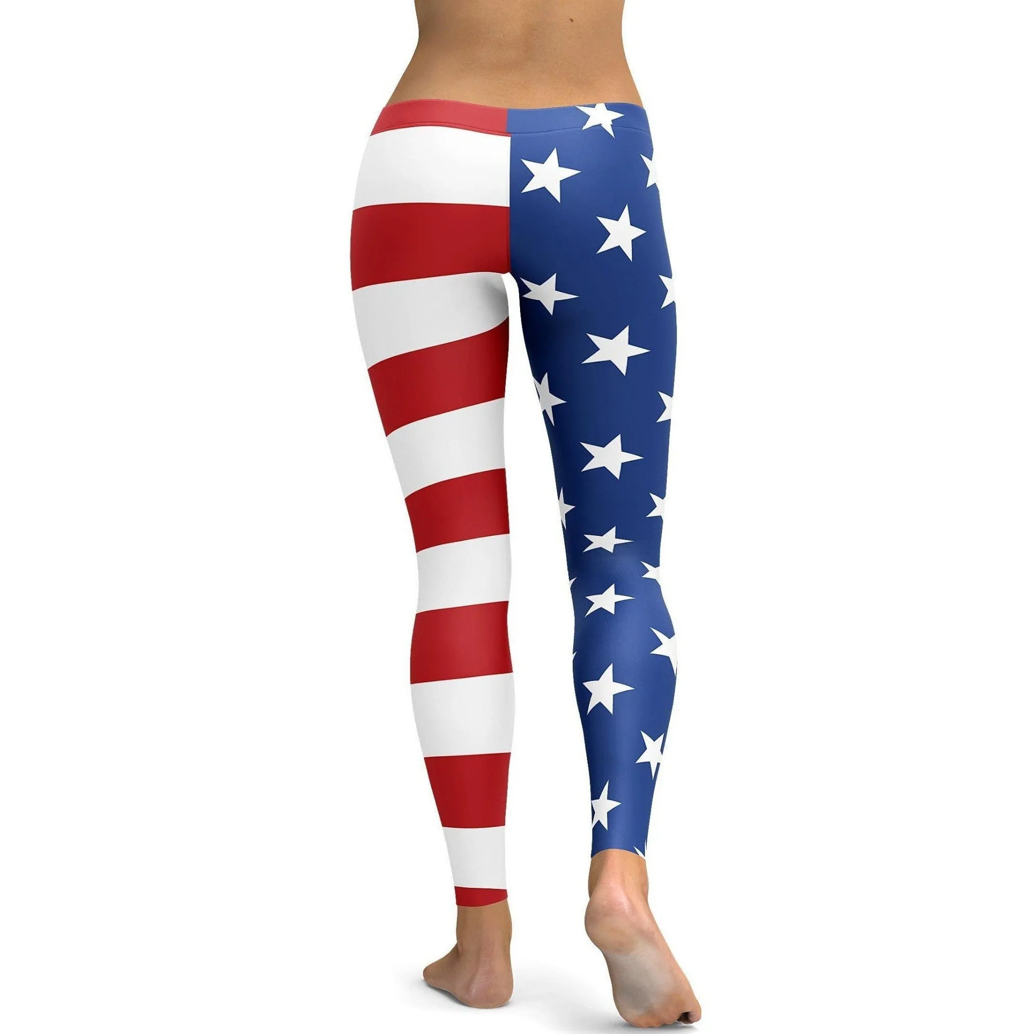 USA Stars & Stripes Leggings