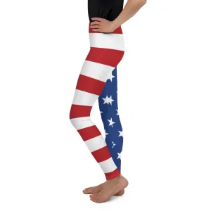 USA Stars & Stripes Youth Leggings