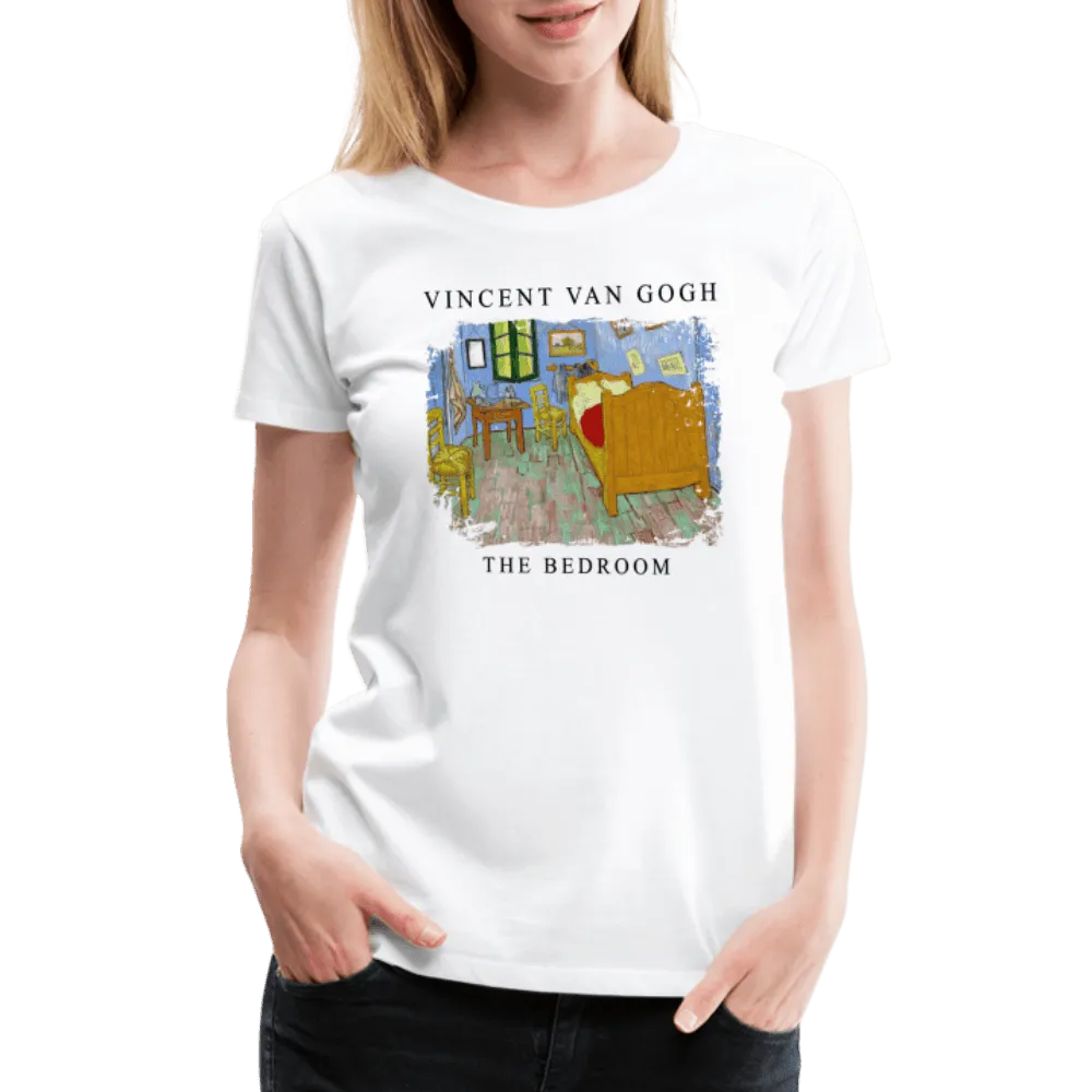 Vincent Van Gogh - The Bedroom, 1889 Artwork T-Shirt