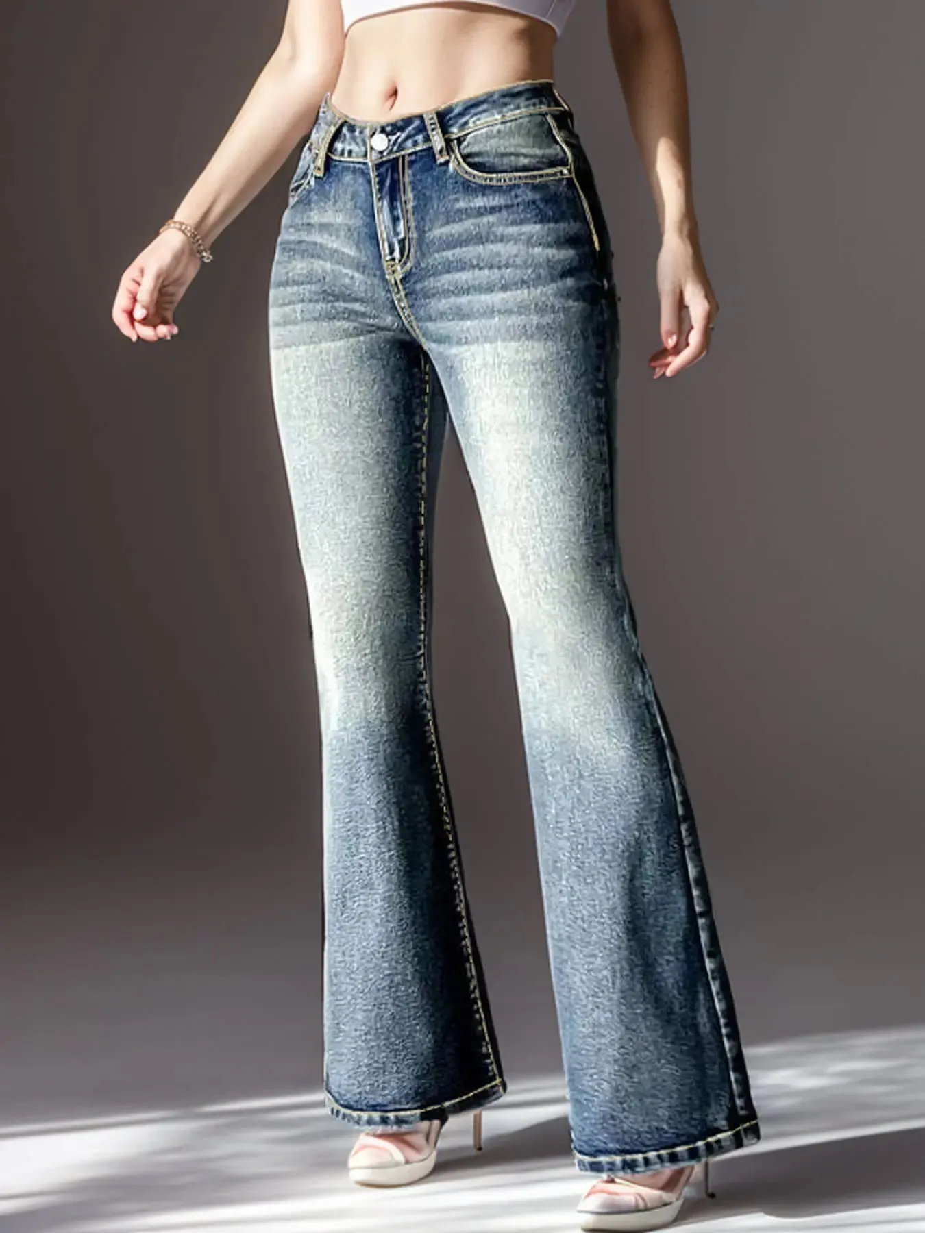 Vintage Embroidered Jeans