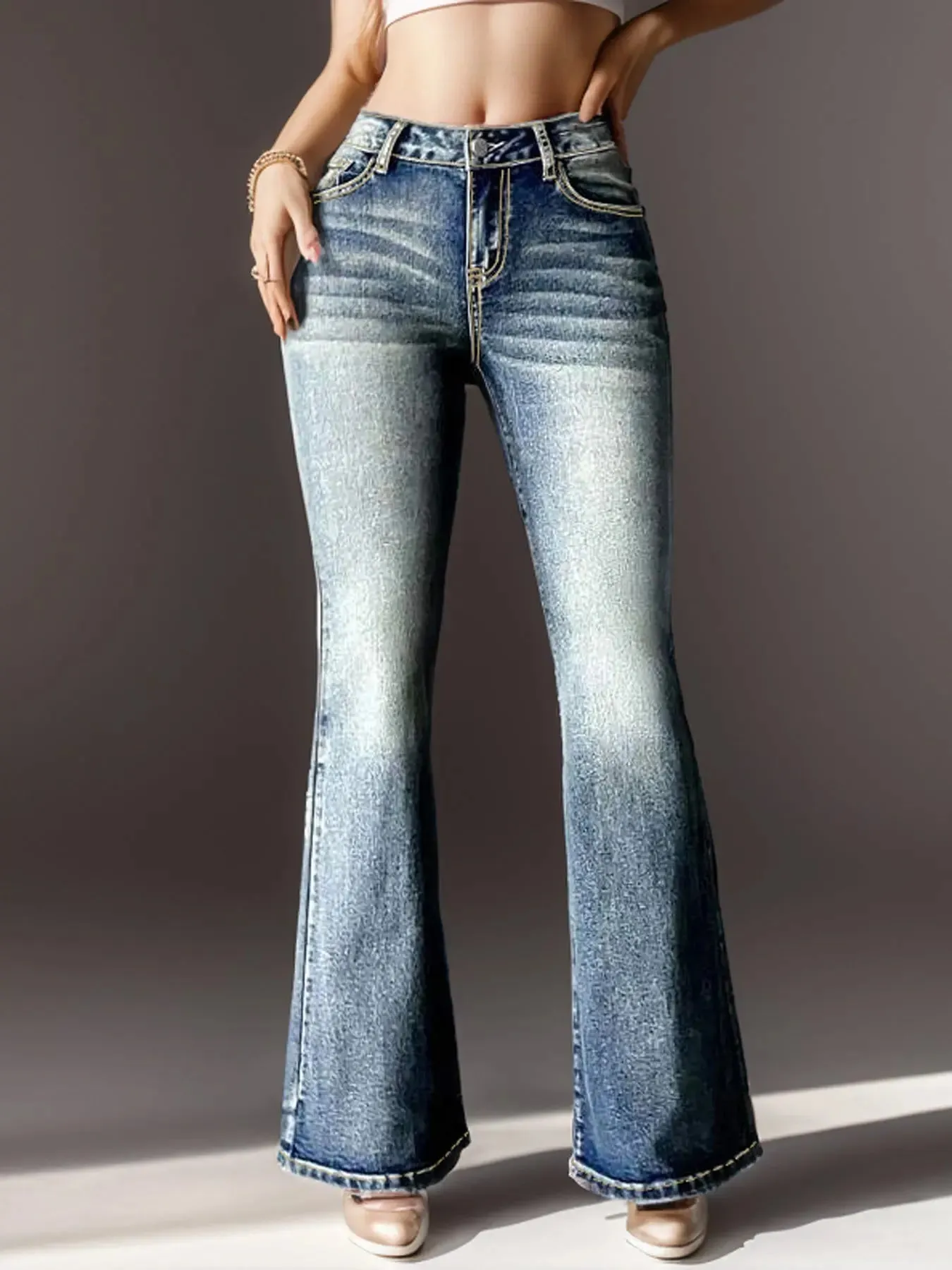 Vintage Embroidered Jeans